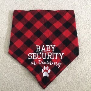 Dog Bandana for Pregnancy Announcement